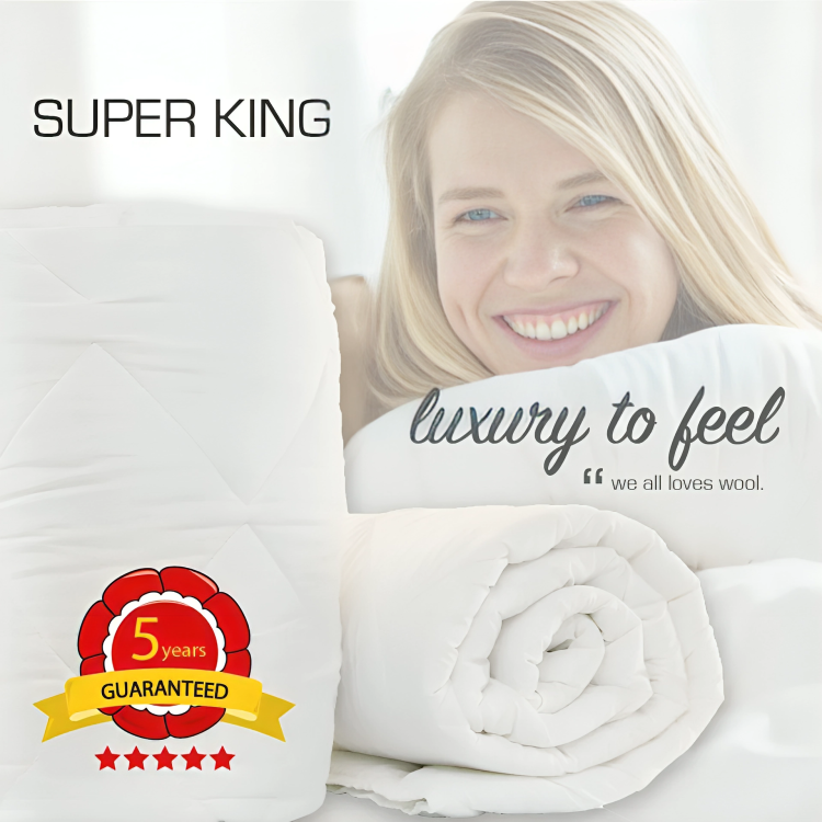 Ultimate All-Season 100% Merino Wool Quilt - Summer & Winter Comfort
