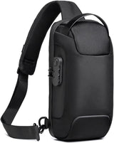 Crossbody Bag with USB & Anti-Theft Lock