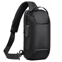 Crossbody Bag with USB & Anti-Theft Lock