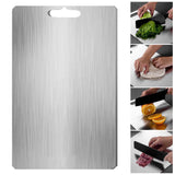 Titanium Cutting Board - 100% Stainless Steel