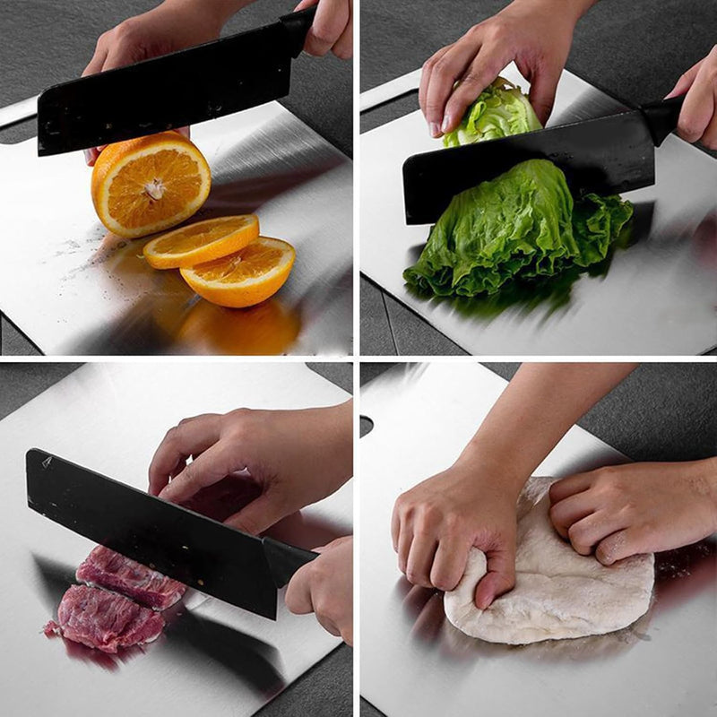 Titanium Cutting Board - 100% Stainless Steel