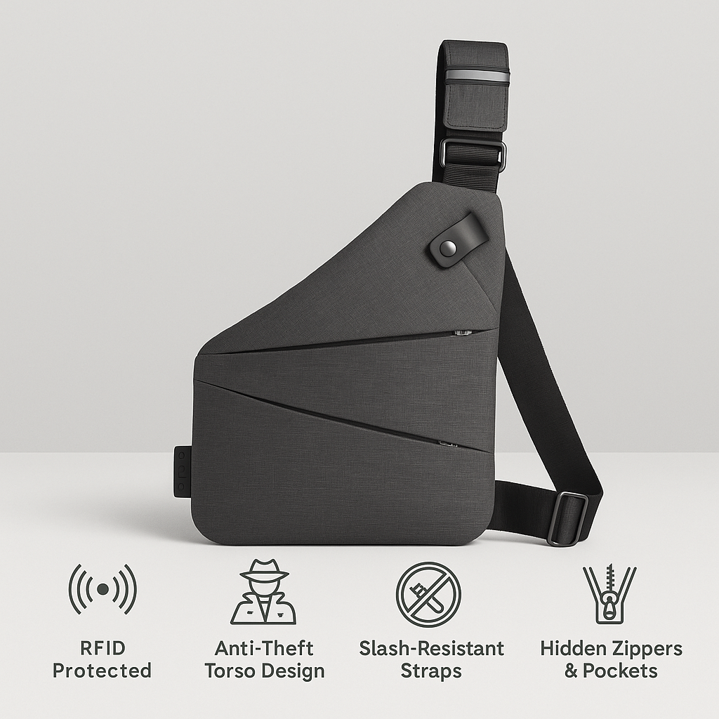 Anti-Theft Crossbody Bag