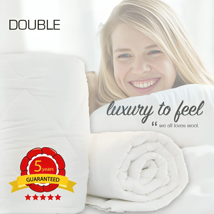 Ultimate All-Season 100% Merino Wool Quilt - Summer & Winter Comfort