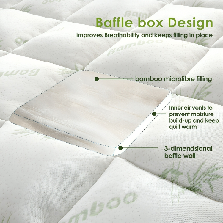 Bamboo Mattress Topper