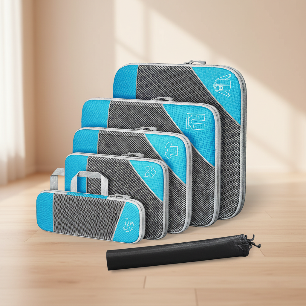 6-Pack Compression Packing Cubes