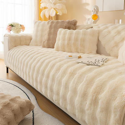 Soft Warm Fluffy Rabbit Cushion