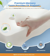 Ergonomic Memory Foam Neck Pillow