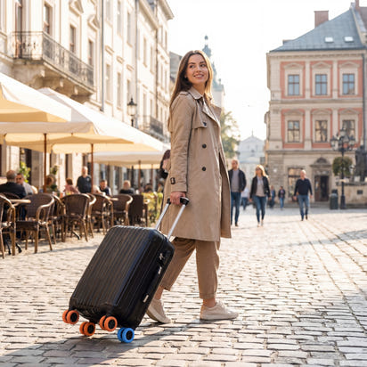 8 Piece Luggage Wheel Cover Set
