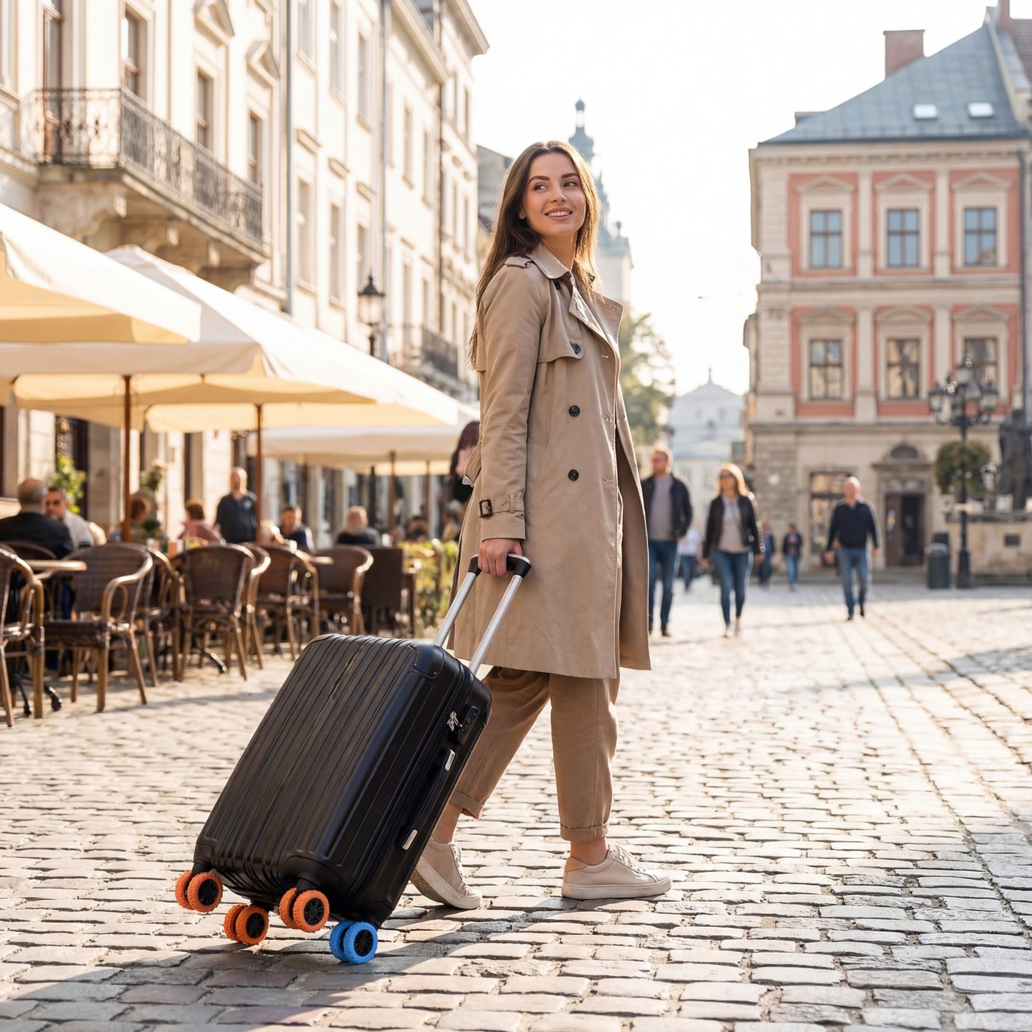 8 Piece Luggage Wheel Cover Set
