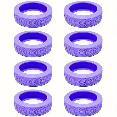 8 Piece Luggage Wheel Cover Set