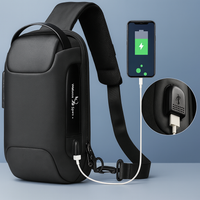 Crossbody Bag with USB & Anti-Theft Lock