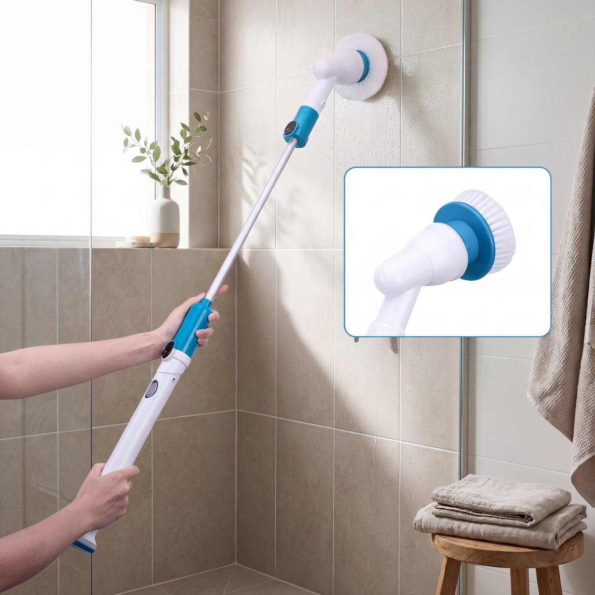 Electric Cordless Cleaning Brush