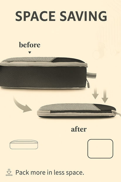 6-Pack Compression Packing Cubes