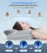 Ergonomic Memory Foam Neck Pillow