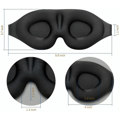 Travel Sleep Eye Mask Padded Shade Cover