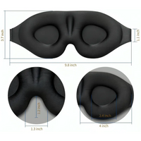 Travel Sleep Eye Mask Padded Shade Cover