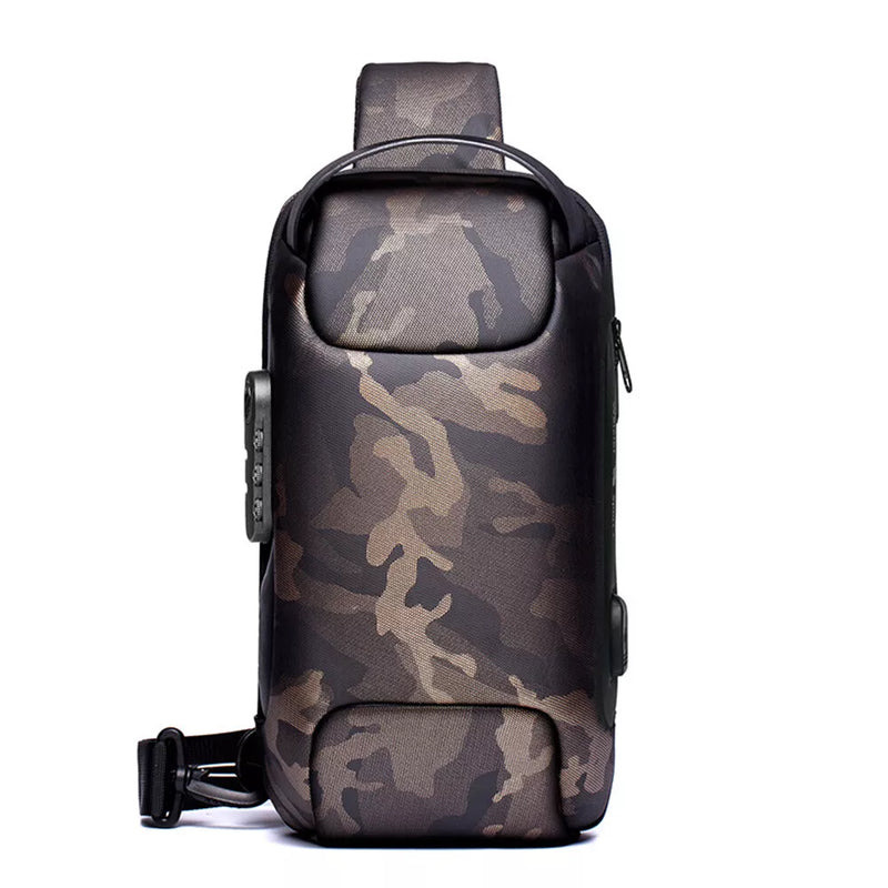 Crossbody Bag with USB & Anti-Theft Lock