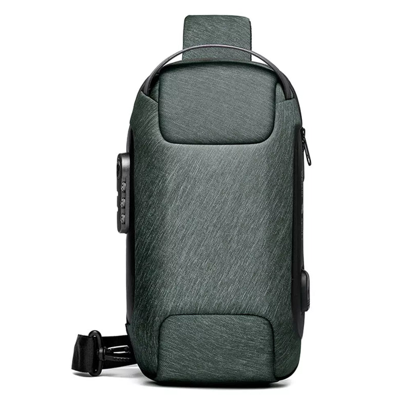 Crossbody Bag with USB & Anti-Theft Lock