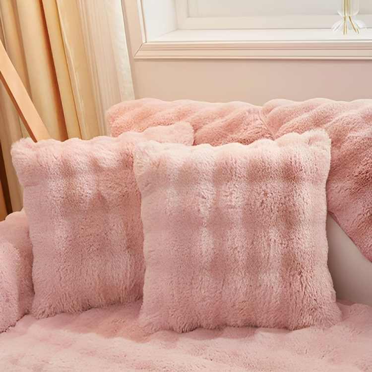 Soft Warm Fluffy Rabbit Cushion